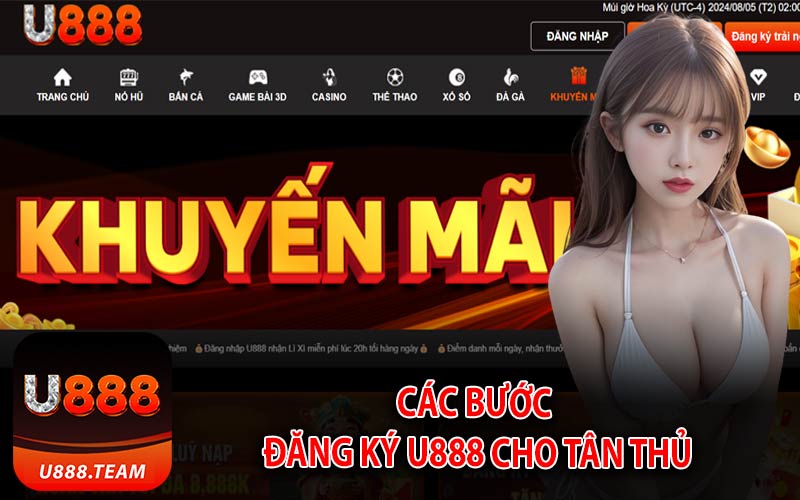 Các Bước Đăng Ký U888 Cho Tân thủ